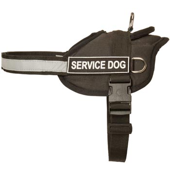 American Bulldog Harness Nylon with Reflective Strap