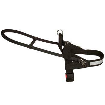 American Bulldog Guide Harness Leather for Dog Assistance